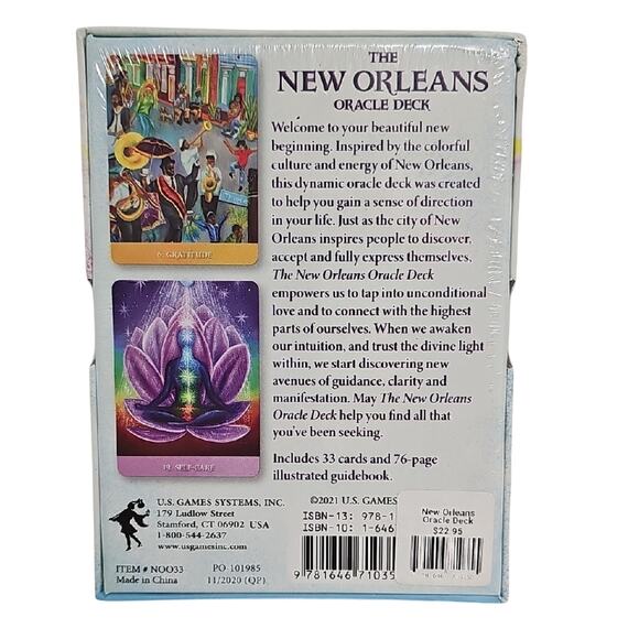 The New Orleans Oracle Deck Artwork Design Illustrated Cards w/Guidebook (NIB) - Picture 2 of 4